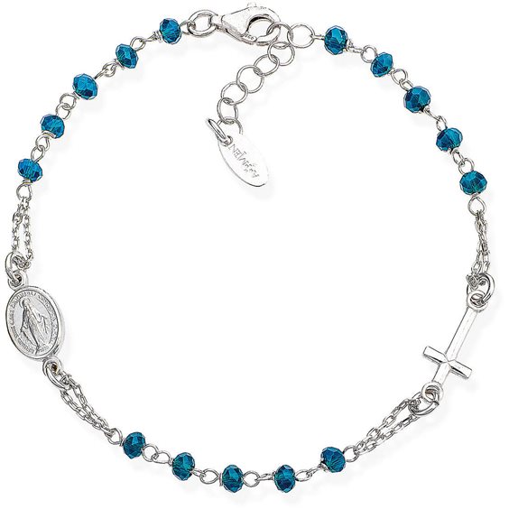 Bracciale Amen Donna Rosari in Argento Cristallo BROBBL3 - BROBBL3